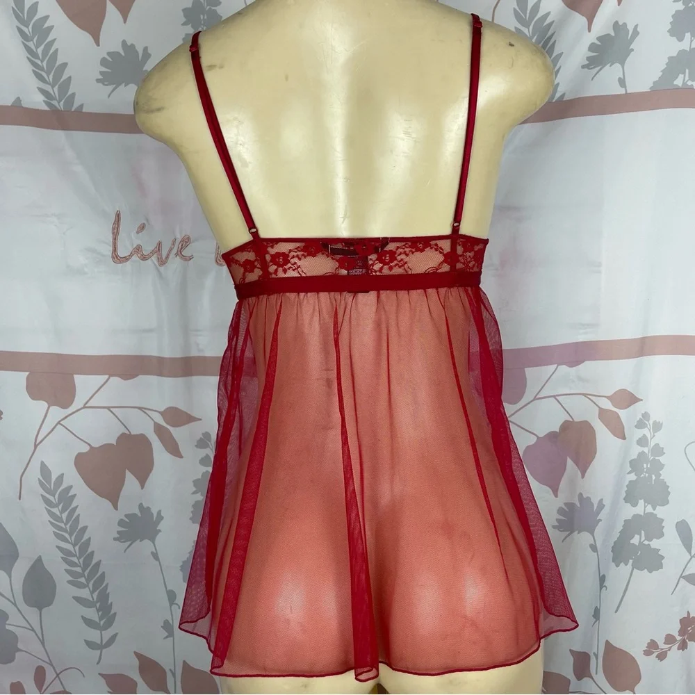 Victoria Secret Women Nightgown Sexy Sleepwear Sleeveless Nighshirts Full Slip